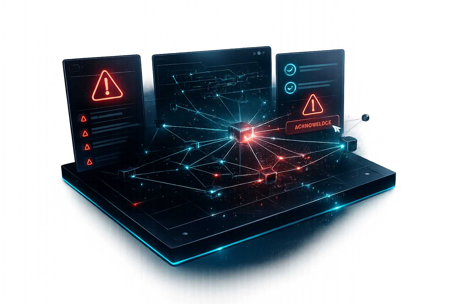 Safe-change interface showing breaking-change warnings and an Acknowledge button before changes are applied to a production system